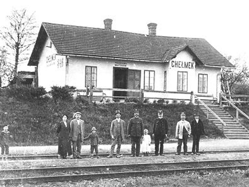 kolej chelmek dworzec 1912