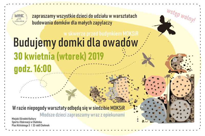 warsztaty budowania domkow dla owadow