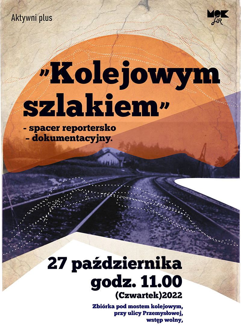 spacer kolej plakat mały