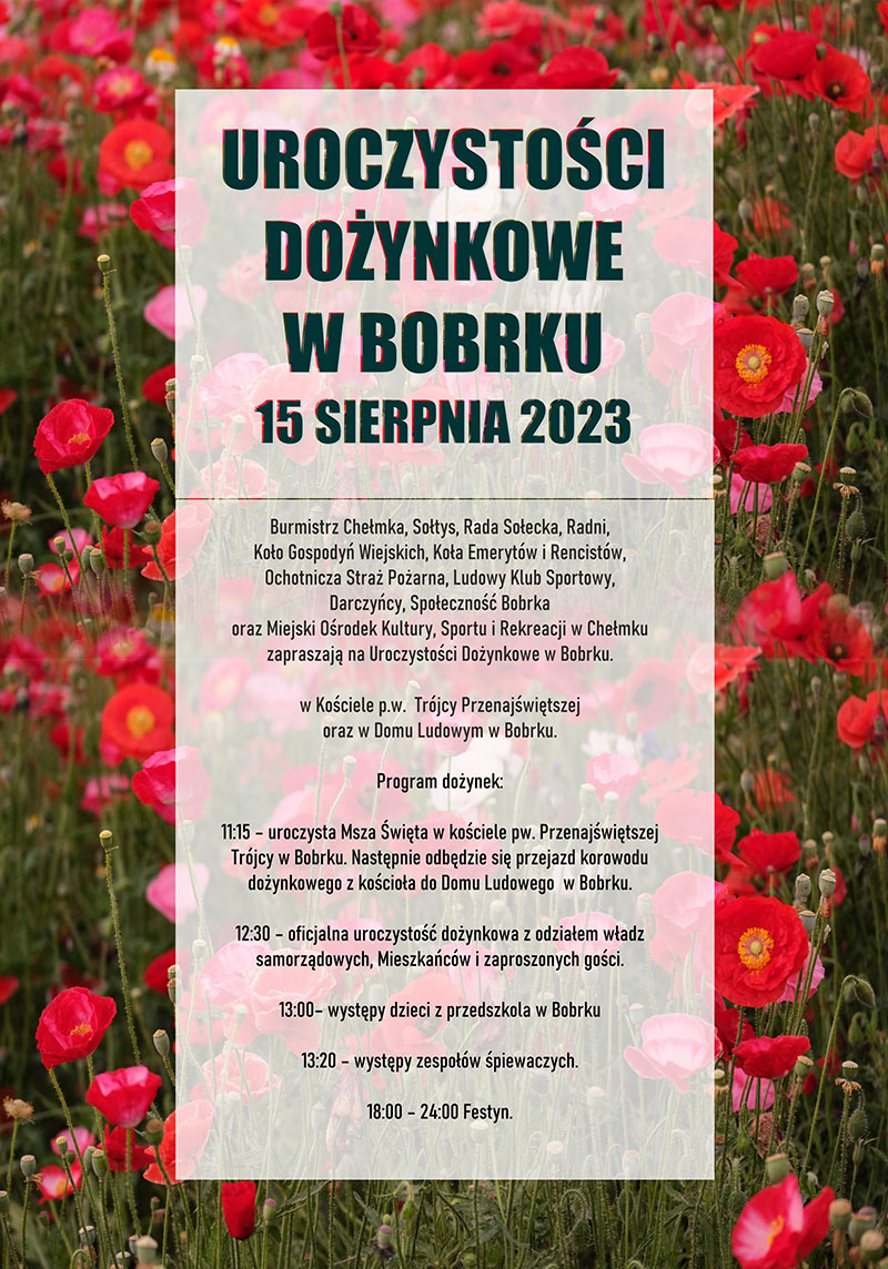 bobrek plakat dozynki male