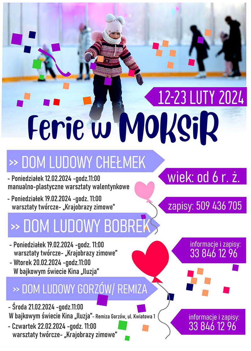 ferie dom ludowy plakat maly