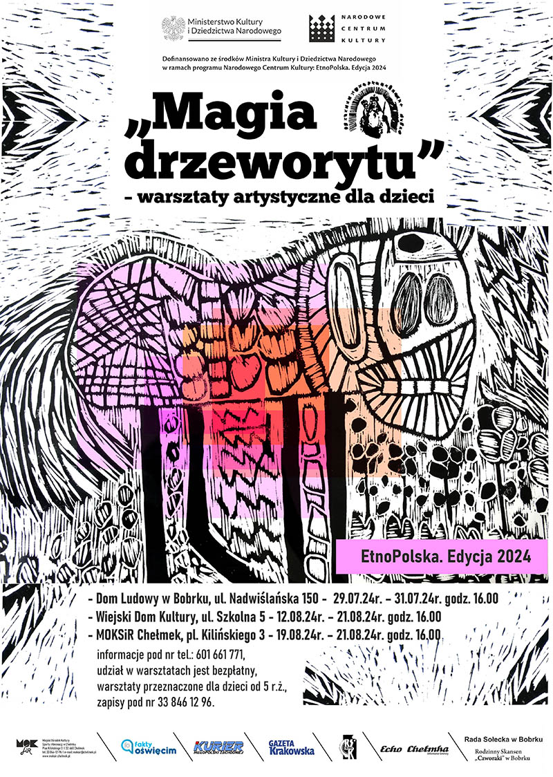 plakaty warsztay dla dzieci male