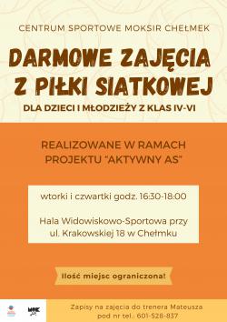 Darmowe zajęcia z piłki siatkowej